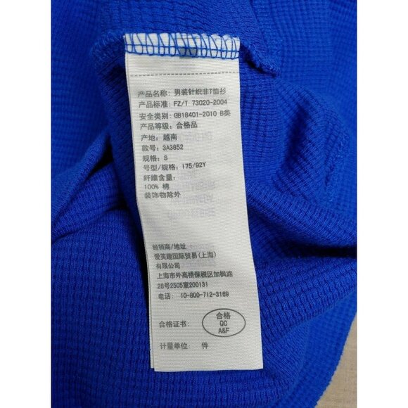 Hollister Blue Small Long Sleeve Crew Neck Shirt | Casual & Stylish Embroidered - Picture 10 of 12